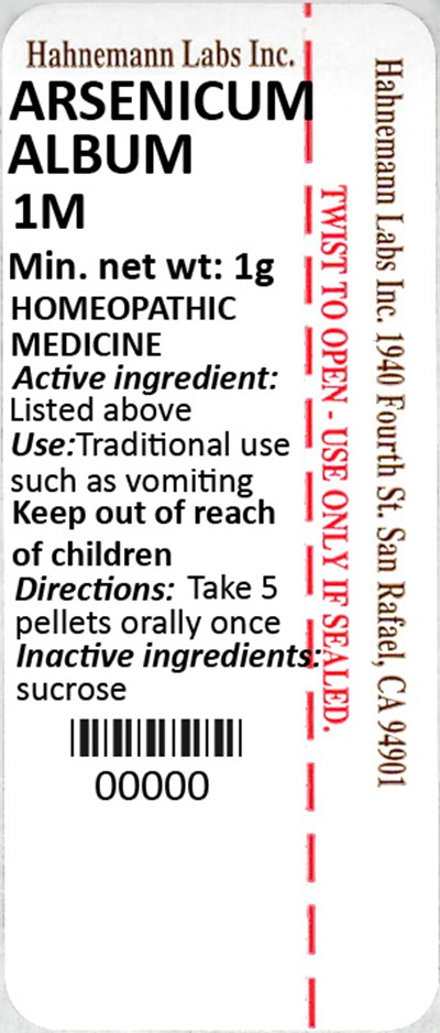 Arsenicum Album 1M 1g - Arsenicum Album 1M  1g